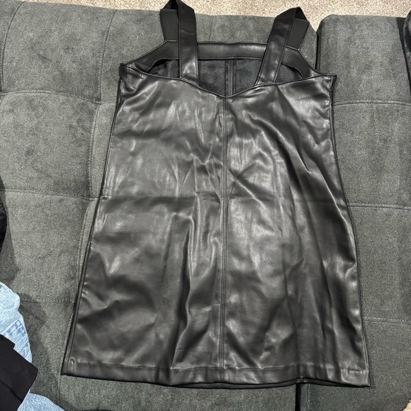 ABERCROMBIE Leather Dress - Picture 5 of 5